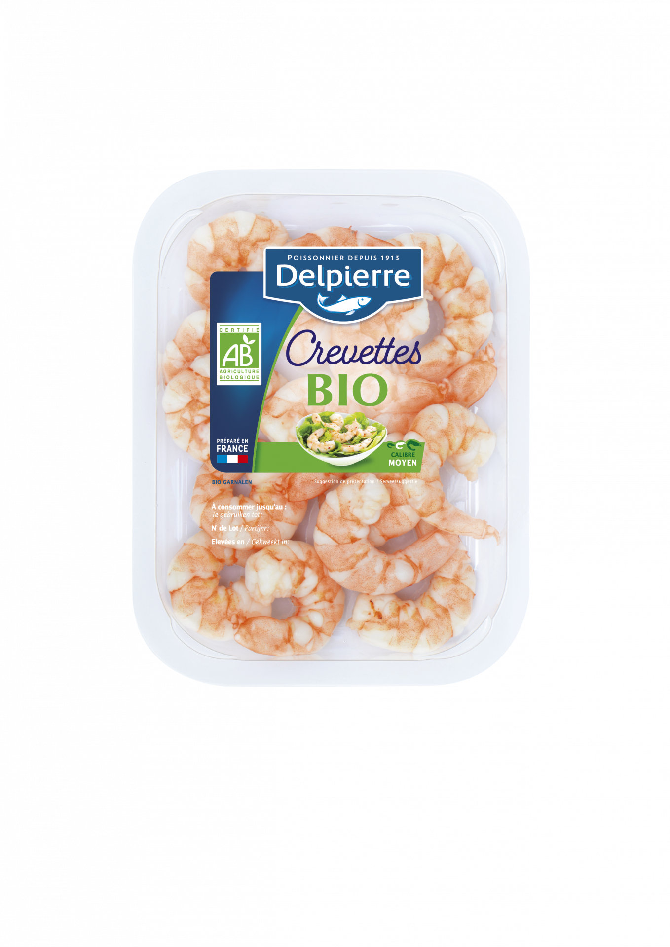 CREVETTES ENTIÈRES BIO