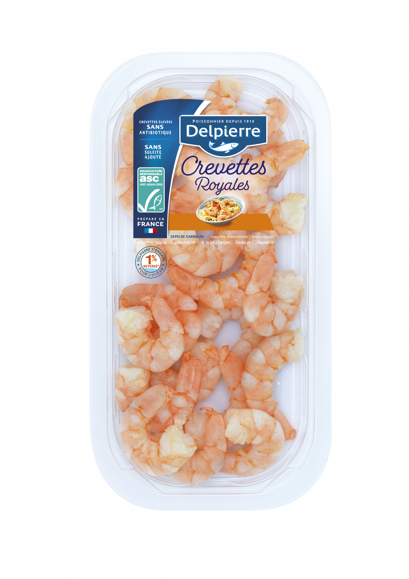 CREVETTES ROYALES DÉCORTIQUÉES