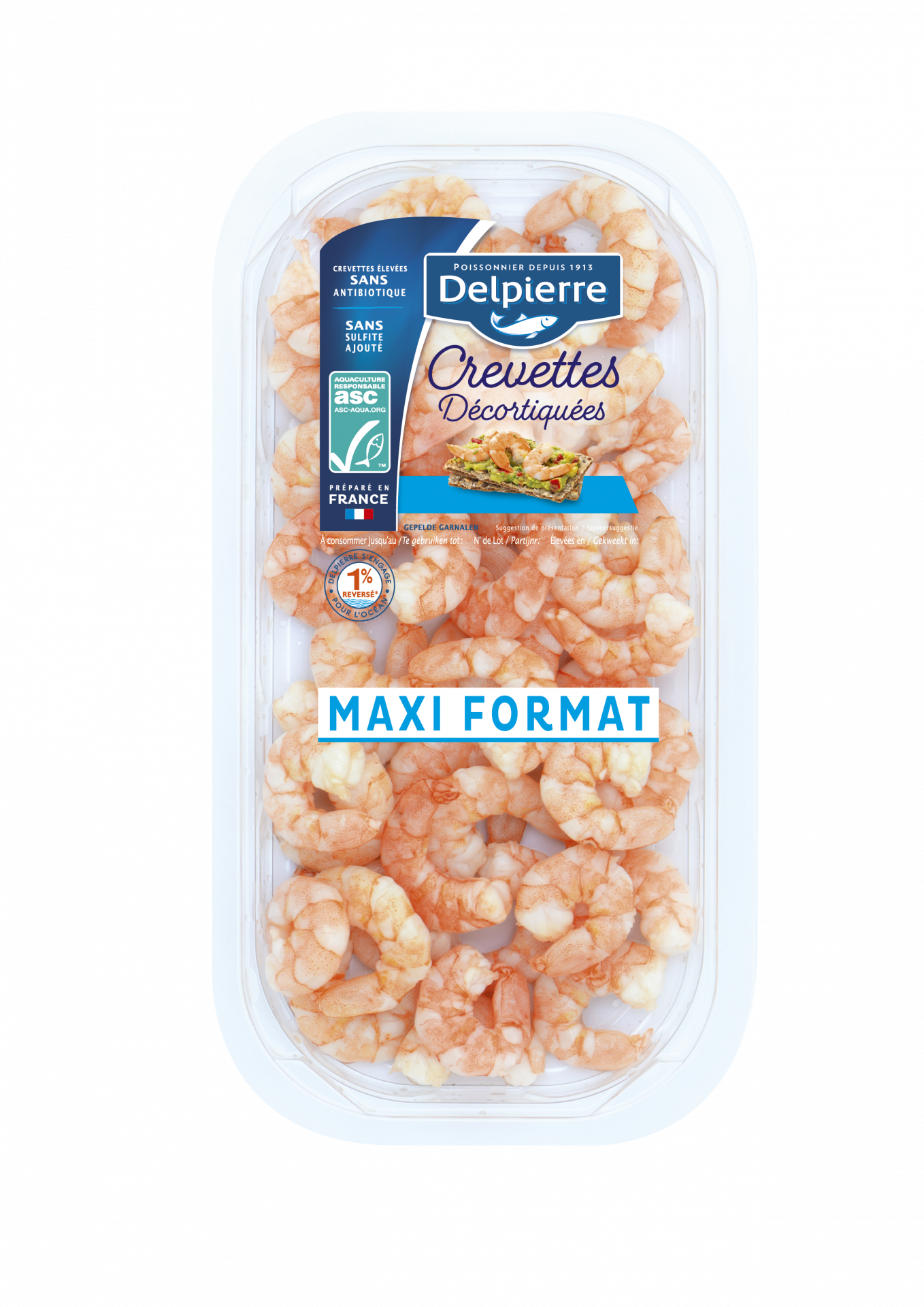 CREVETTES DÉCORTIQUÉES