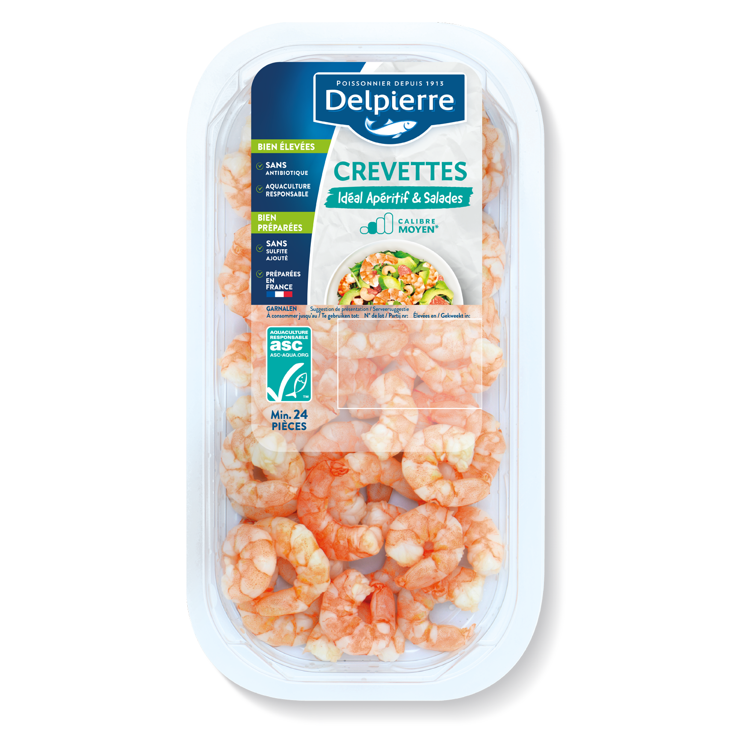 CREVETTES DÉCORTIQUÉES