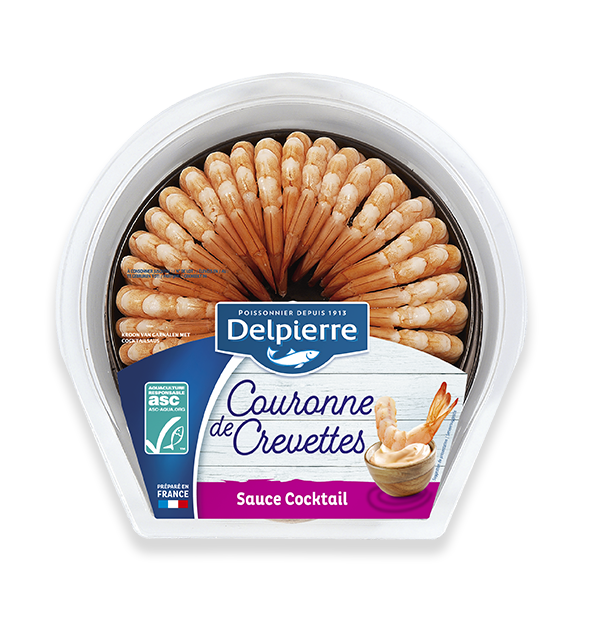 COURONNE DE CREVETTES SAUCE COCKTAIL