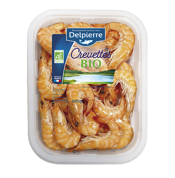 CREVETTES ENTIÈRES BIO