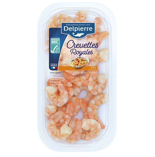 CREVETTES ROYALES DÉCORTIQUÉES