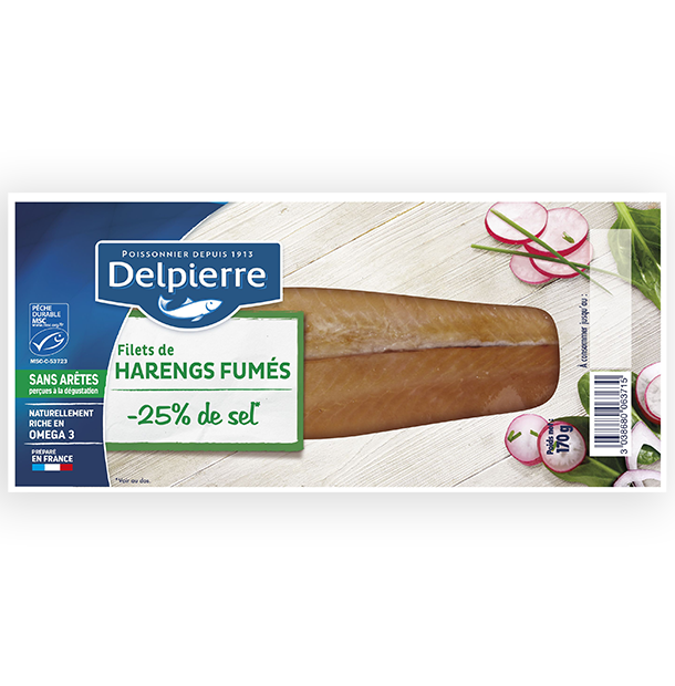 HARENG FUMÉ SANS ARÊTES -25% SEL