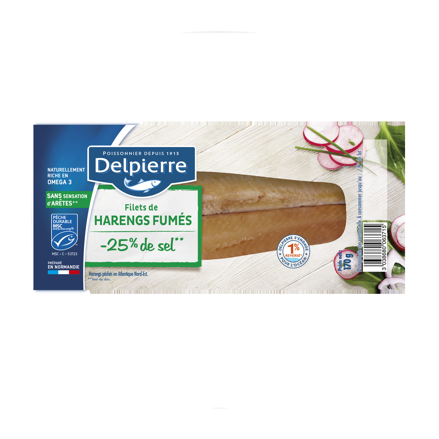 HARENG FUMÉ SANS ARÊTES -25% SEL