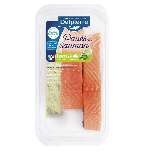 PAVÉS DE SAUMON SAUCE À L’OSEILLE