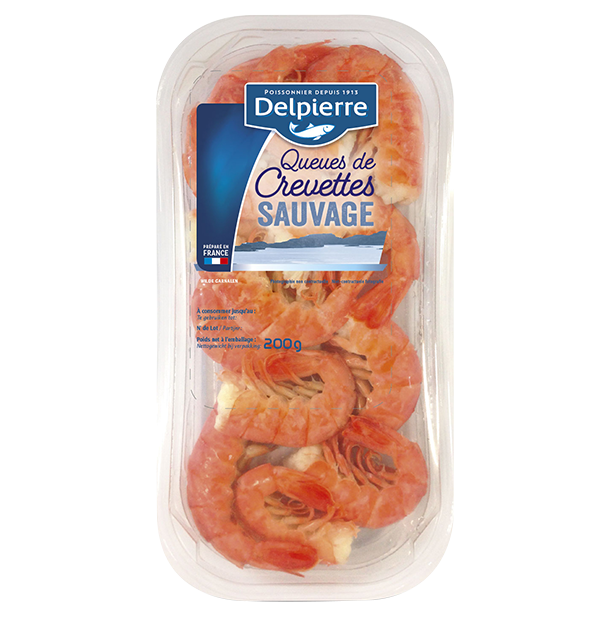 QUEUES DE CREVETTES SAUVAGES