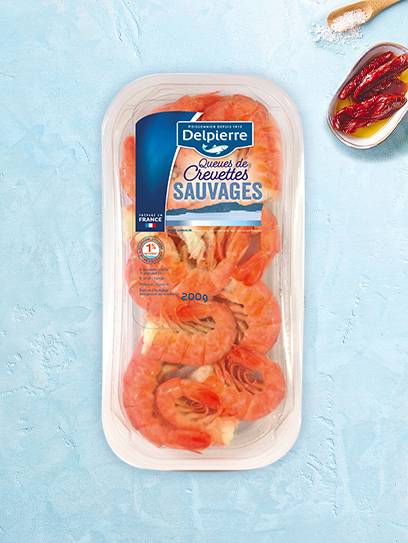 QUEUES DE CREVETTES SAUVAGES