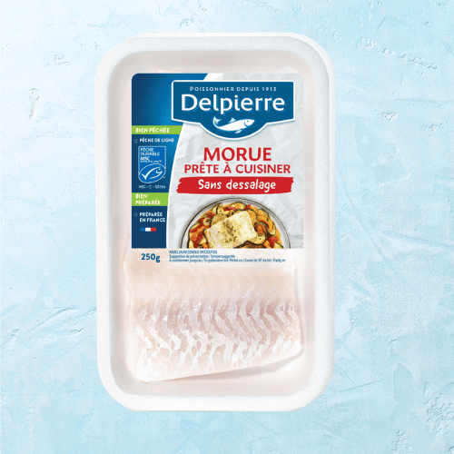 MORUE PRÊTE À CUISINER (SANS DESSALAGE)