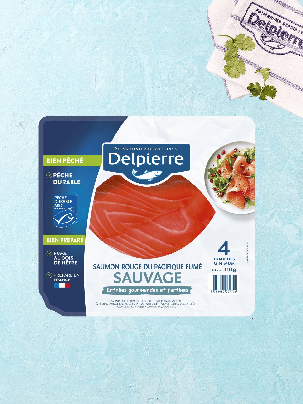 SAUMON ROUGE DU PACIFIQUE FUMÉ SAUVAGE