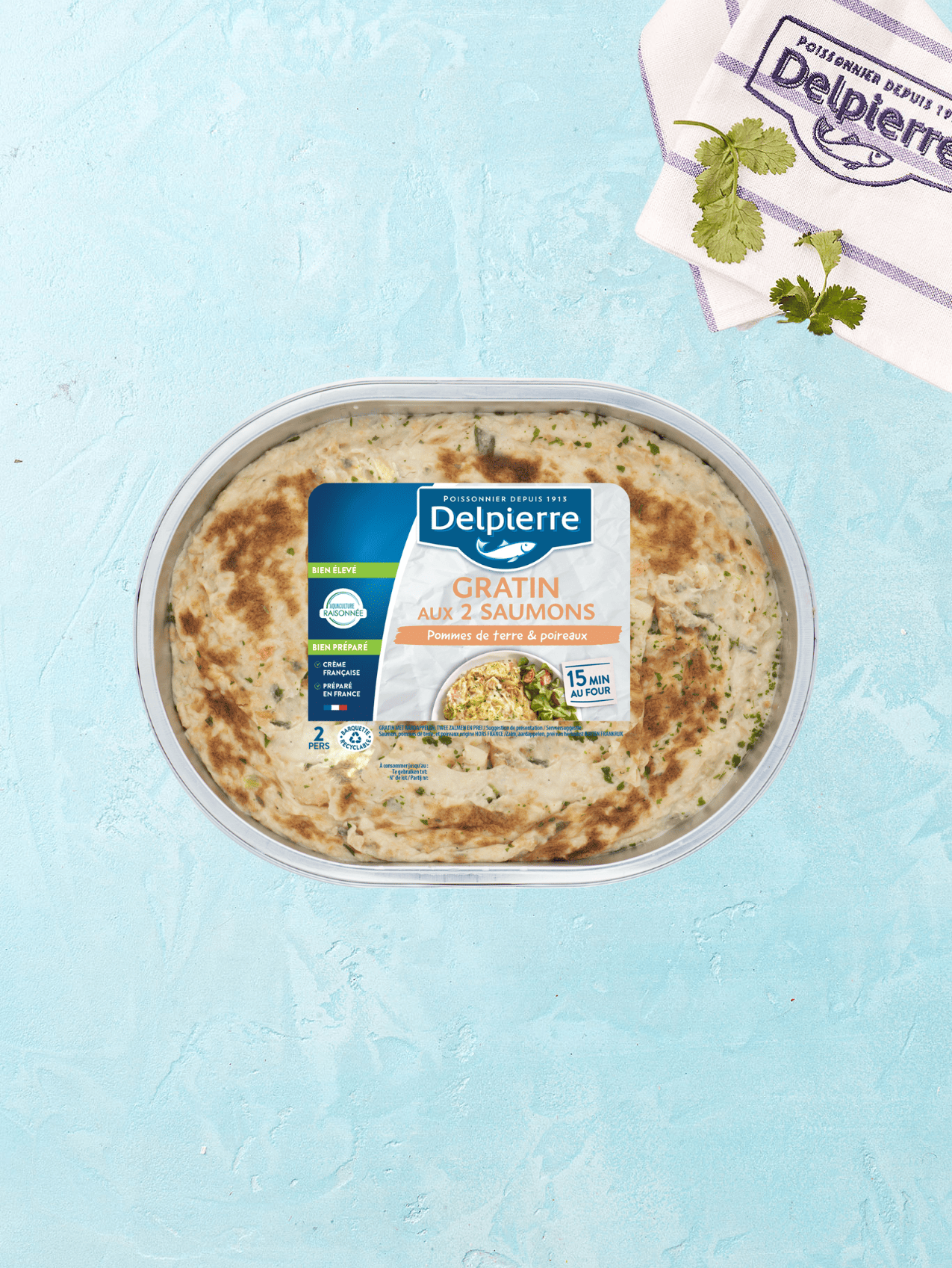 GRATIN AUX 2 SAUMONS