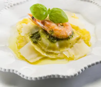 Ravioles de crevettes