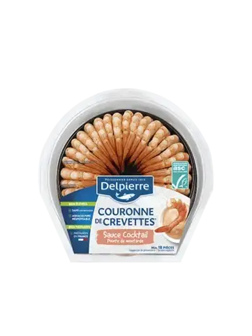 COURONNE DE CREVETTES SAUCE COCKTAIL