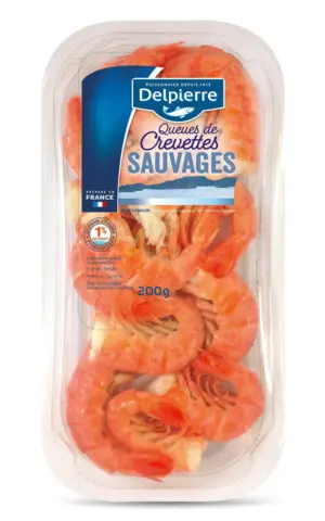 QUEUES DE CREVETTES SAUVAGES