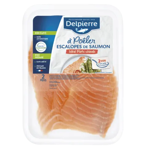 ESCALOPE DE SAUMON À POÊLER