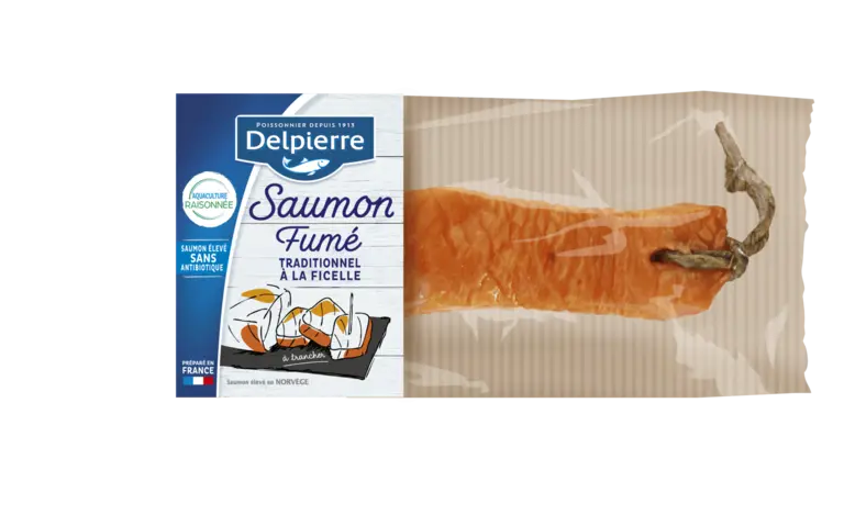 SAUMON FUMÉ TRADITIONNEL À LA FICELLE
