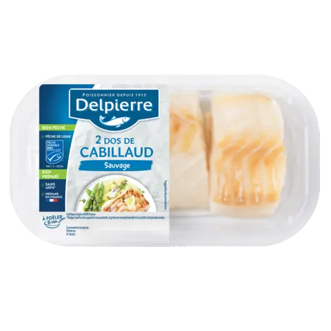 2 dos de cabillaud