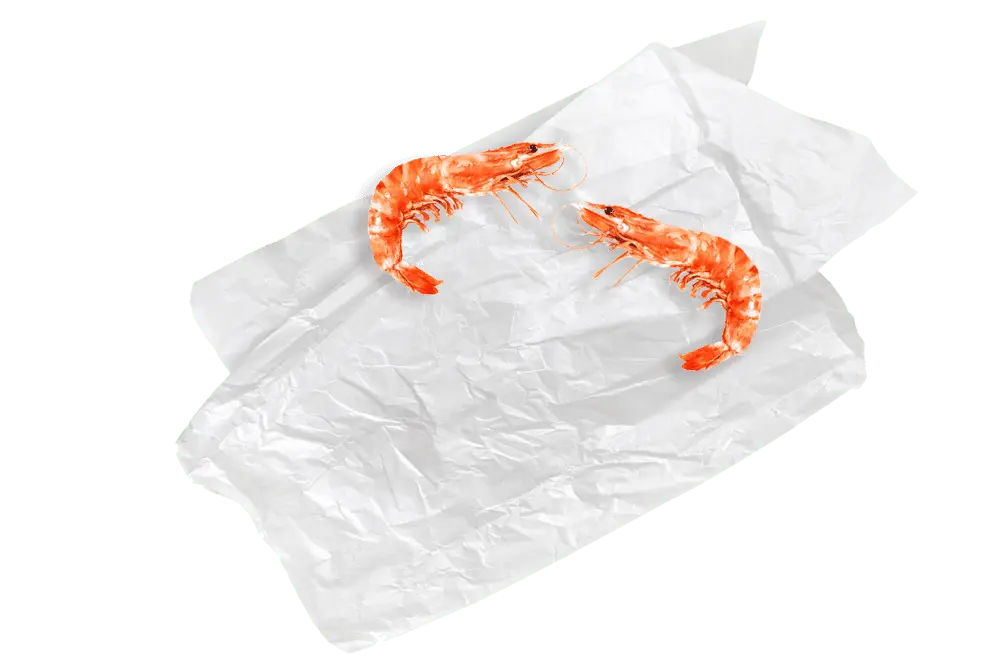 Nos crevettes et gambas