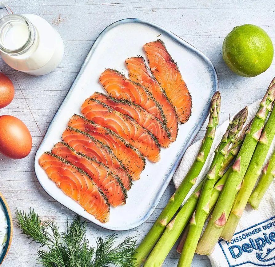 Terrine d'asperge et saumon etape 1